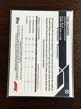 Amazon.co.jp: topps Chrome f1 Yuki tsunoda 角田裕毅 base